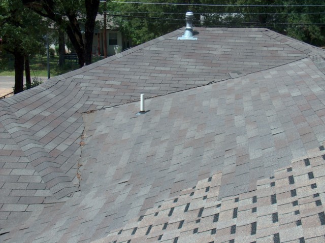 Hidden roof sections hide problems